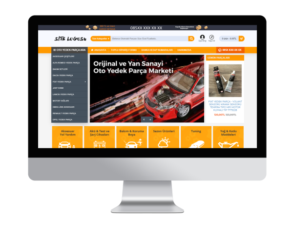 Oto Yedek Parça Satış  E-Ticaret Sitesi