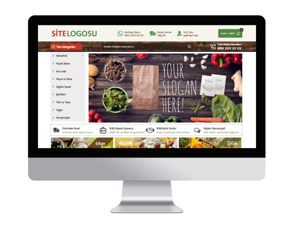 Organik Ürünler E-Ticaret Sitesi