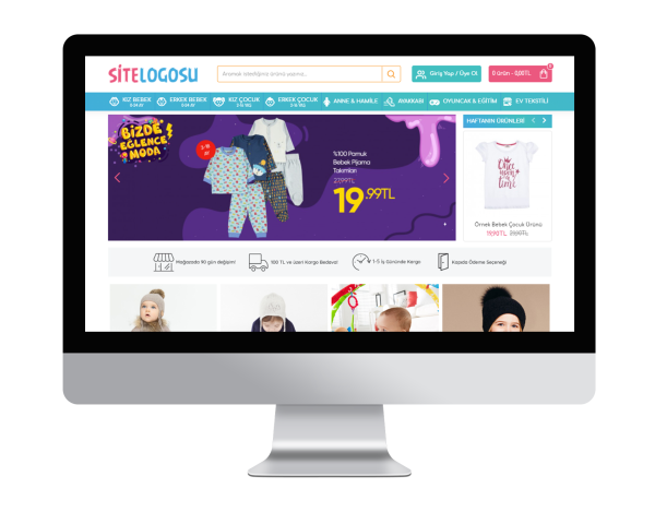 Bebek / Çocuk Ürünleri E-Ticaret Sitesi