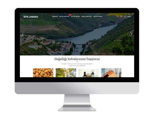 Zeytin Ürünleri Satış E-Ticaret Sitesi