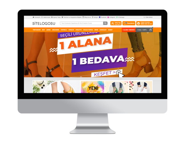  Ayakkabı Satış E-Ticaret Sitesi