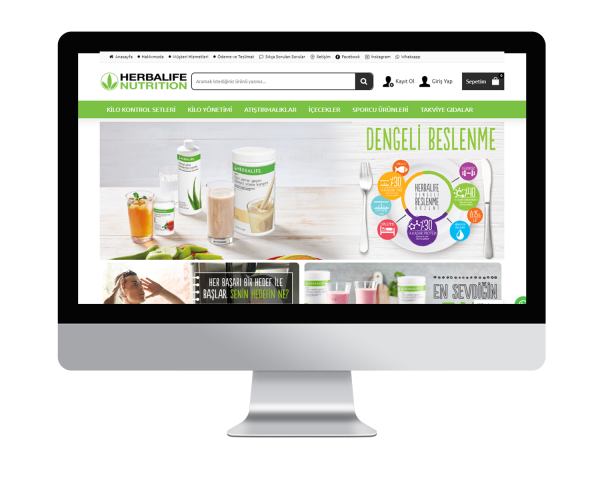 Herbalife Ürünleri Satış ve Danışmanlık E-Ticaret Sitesi