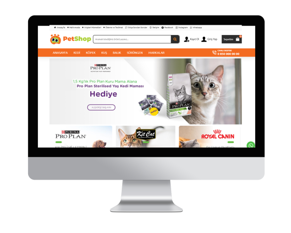 Pet Shop E-Ticaret Sitesi