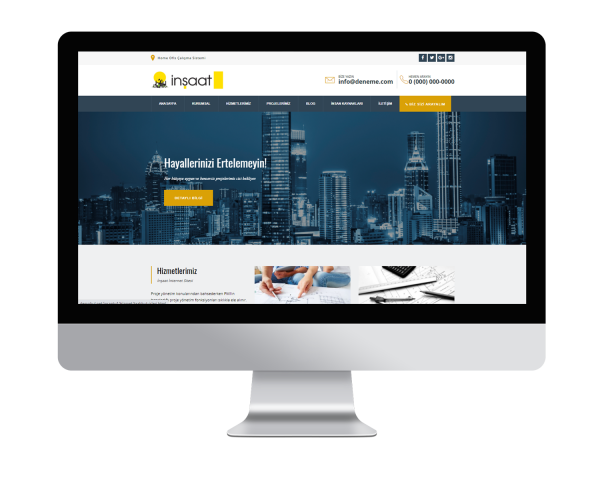 İnşaat V4 Web Sitesi
