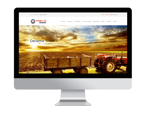 Firma V9 Çift Dil Web Sitesi