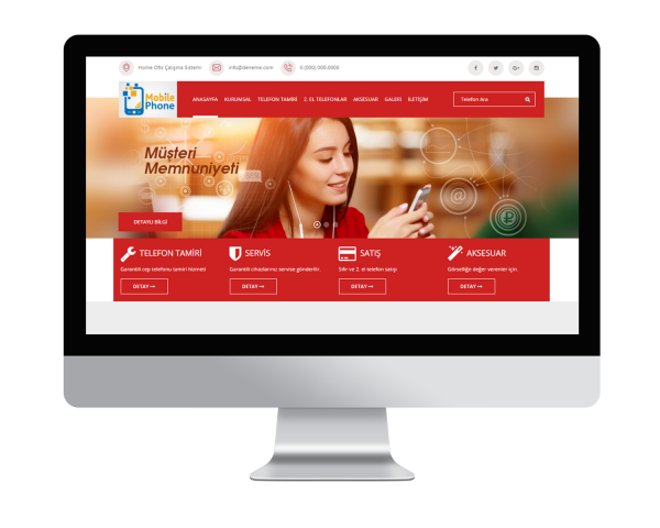 Cep Telefon Mağaza V1 Web Sitesi