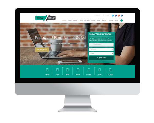 Firma Rehberi V1 Web Sitesi