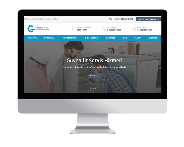 Teknik Servis V1 Web Sitesi
