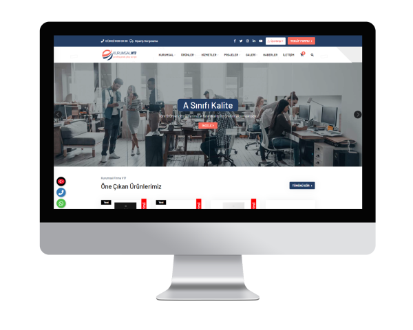 Kurumsal Firma V17 Web Sitesi