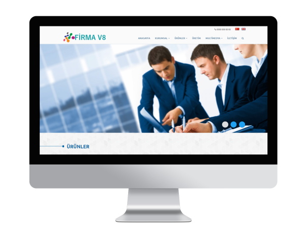 Firma V8 Çift Dil Web Sitesi