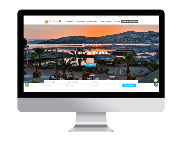 Otel V7 (Sınırsız Dil) Web Sitesi