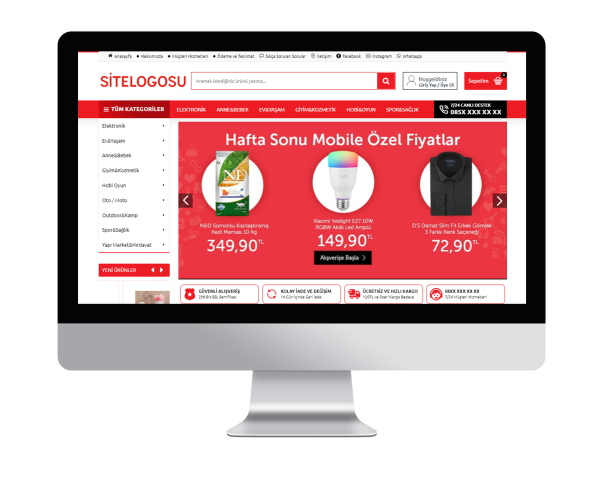 Kırmızı Genel Satış E-Ticaret Sitesi
