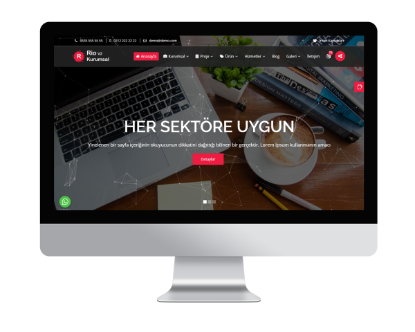 Her Sektöre Uygun Web Sitesi
